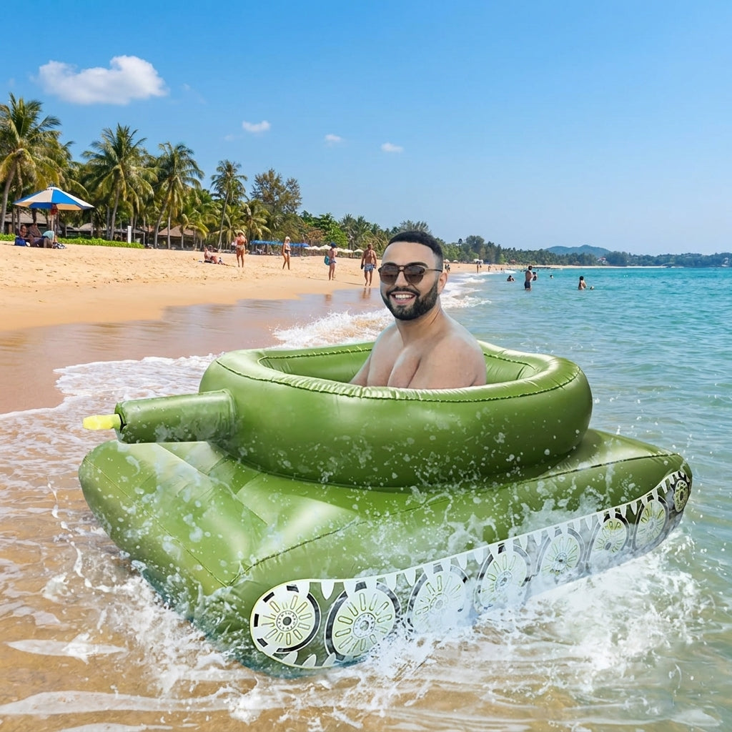 Inflatable Tank Water Spray Float